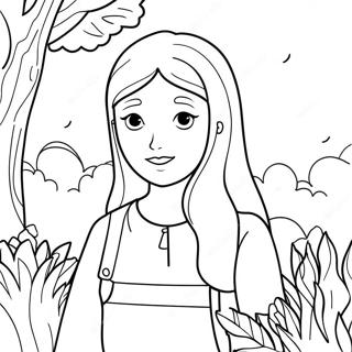 Page A Colorier Chanson De Daria Dans Un Beau Jardin 67813-55938