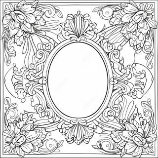 Page A Colorier Miroir Decoratif 67823-55954