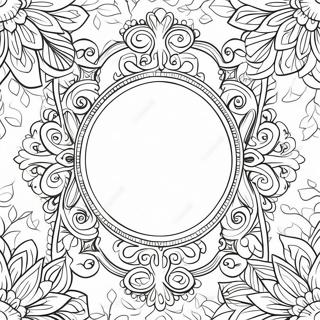 Page A Colorier Miroir Decoratif 67823-55956