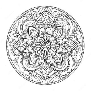 Page A Colorier Mandala Relaxant 420 67853-55975