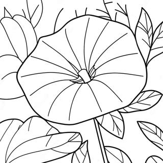 Page A Colorier Fleur De Gloire Du Matin 67892-56004