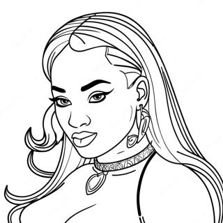 Page A Colorier De Megan Thee Stallion 67962-56060