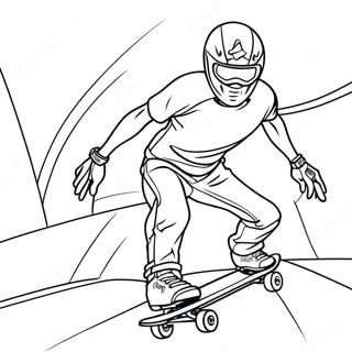 Sk8 L'infini Pages À Colorier