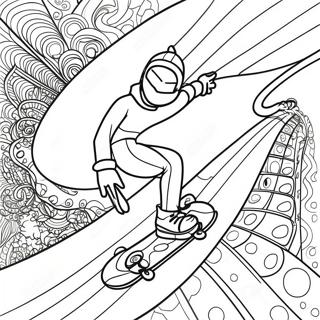 Page A Colorier Sk8 Linfini 68032-56138