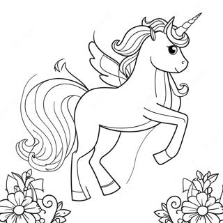 Princesse Licorne Pages À Colorier