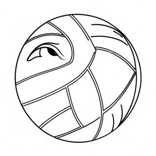 Page A Colorier Dinspiration De Volley Ball Adorable 68113-56171