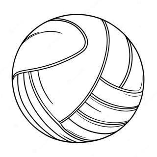 Page A Colorier Dinspiration De Volley Ball Adorable 68113-56172