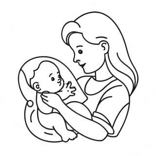 Page A Colorier De Maman Et Bebe 68232-56266