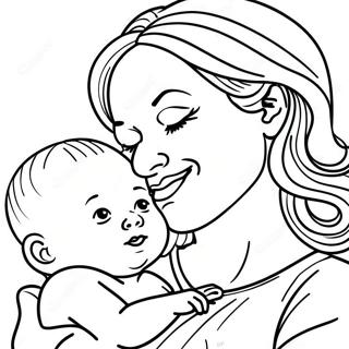 Page A Colorier De Maman Et Bebe 68232-56267