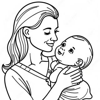 Page A Colorier De Maman Et Bebe 68232-56268