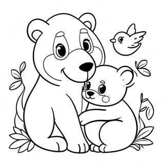 Page A Colorier De Maman Et Bebe Animaux Calins 68233-56273