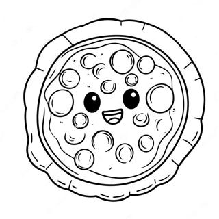 Page A Colorier Demoji De Pizza Mignonne 68293-56320