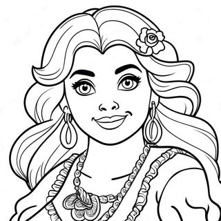 Esmeralda Pages À Colorier