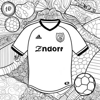 Page A Colorier De Maillot De Soccer 68422-56423