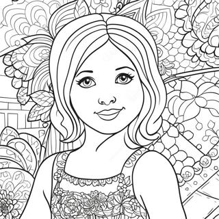 Page A Colorier De Sweet Clara Et Le Quilt Thedom 68442-56440