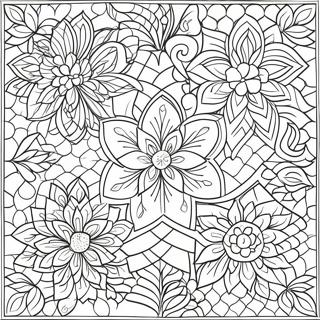 Page A Colorier De Motifs De Quilt Colores 68443-56441