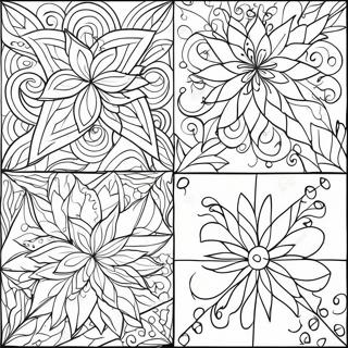 Page A Colorier De Motifs De Quilt Colores 68443-56443