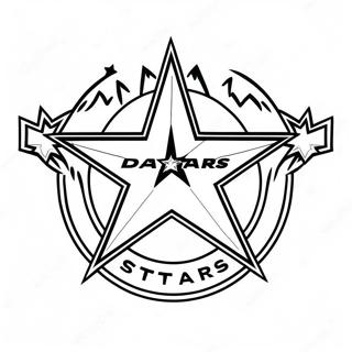 Page A Colorier Du Logo Des Dallas Stars 68492-56476