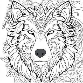 Page A Colorier De Tete De Loup 68512-56491