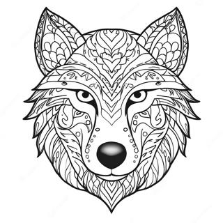 Page A Colorier De Tete De Loup 68512-56492