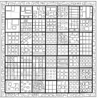 Page A Colorier De La Grille Du Jeu Tetris 68542-56524