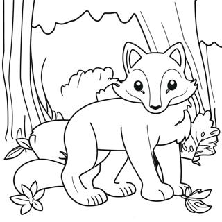 Page A Colorier Des Animaux Des Bois 68582-56550