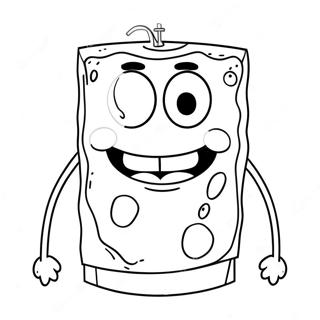 Page A Colorier Du Visage De Spongebob 68642-56599