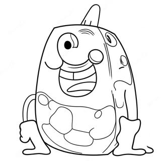 Page A Colorier Du Visage De Spongebob 68642-56600