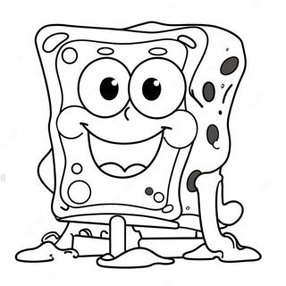 Page A Colorier De Spongebob Heureux 68643-56602