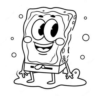 Page A Colorier De Spongebob Heureux 68643-56603