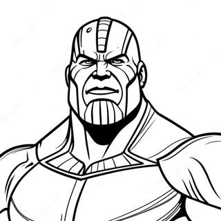 Page A Colorier De Thanos 6864-5578