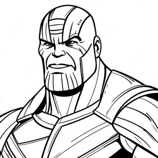 Page A Colorier De Thanos 6864-5580