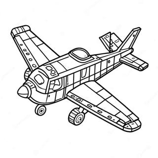 Page A Colorier Dun Avion Lego Colore En Vol 68653-56610