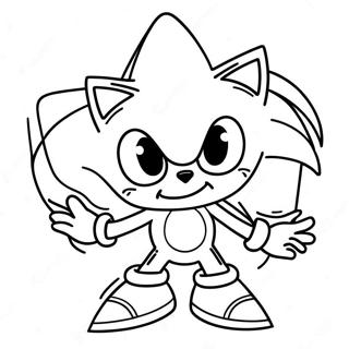 Sonic Épine Sombre Pages À Colorier