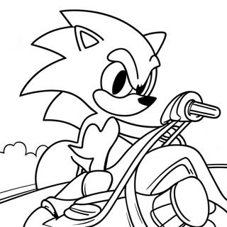 Page A Colorier De Sonic Riders 68763-56683