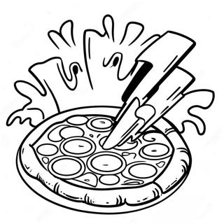 Page A Colorier Du Logo Pizza Hut 68773-56693