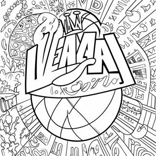 Logo De La Nba A Colorier 6884-5595