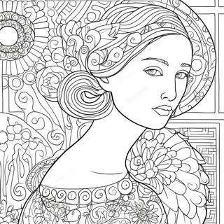 Page A Colorier De Klimt 68973-56854