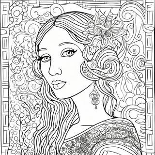 Page A Colorier De Klimt 68973-56855