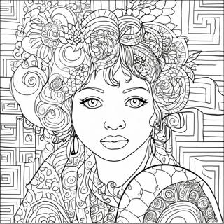 Page A Colorier De Klimt 68973-56856