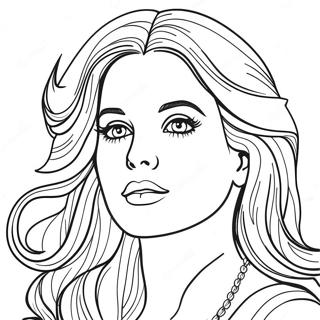 Lana Del Rey Pages À Colorier