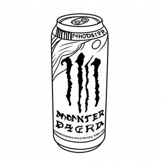 Page A Colorier De La Canette De Monster Energy 69034-56898