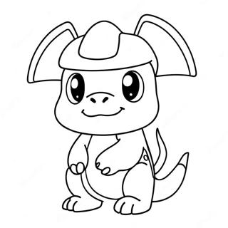 Page A Colorier De Cubone Portant Un Casque En Os 69084-56954