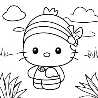 Aventure De Hello Kitty A Colorier 6914-5619