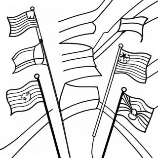 Page A Colorier Des Drapeaux De Pays Vibrants 69174-57046