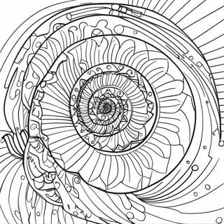 Page A Colorier Spirale De Fibonacci 69203-57029