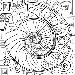 Page A Colorier Sequence De Fibonacci Coloree 69204-57026