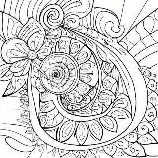 Page A Colorier Sequence De Fibonacci Coloree 69204-57028