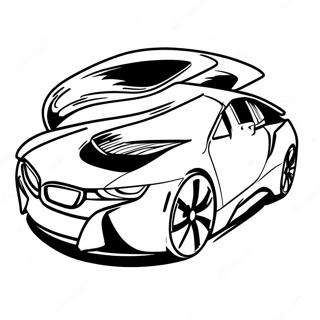 Bmw I8 Pages À Colorier