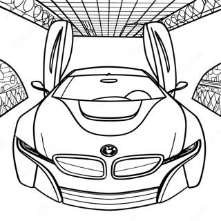 Bmw I8 Pages À Colorier